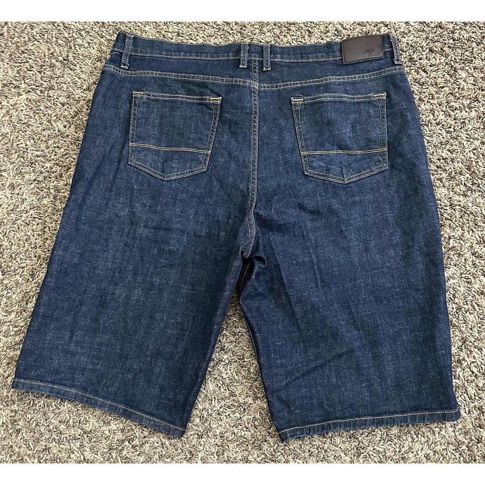 Neo Blue Los Angeles Denim Shorts Blue Baggy Hip Hop Men Size 44x14